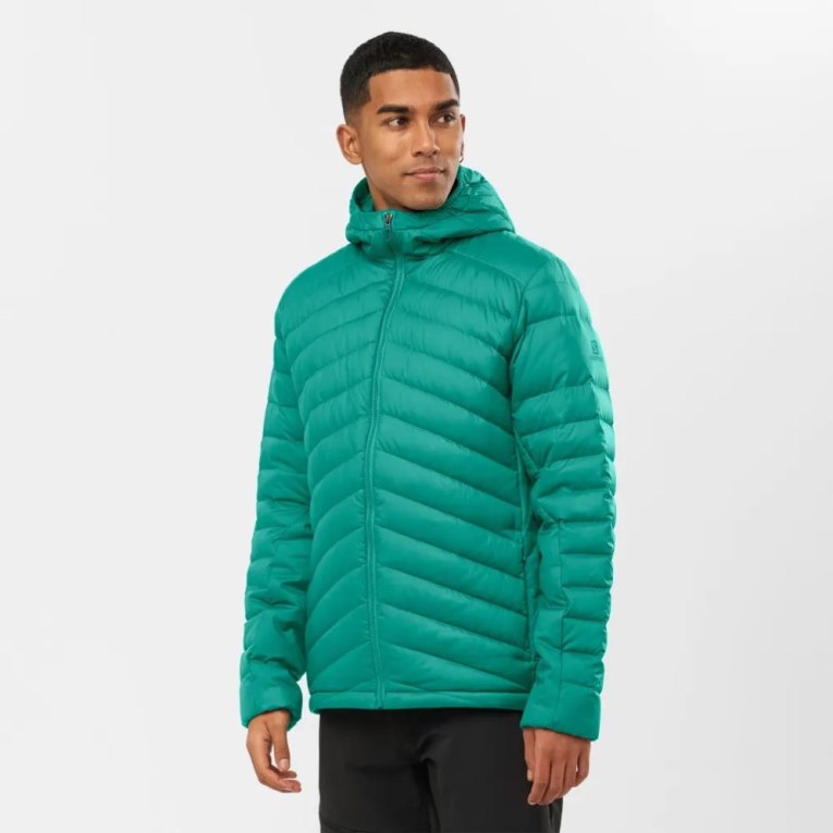 Chaquetas Aislantes Salomon Essential Xwarm Down Hombre Verdes | MX XKHC032